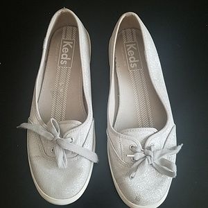Glitter slip on Keds